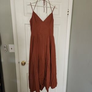 Abercrombie Dipped Waist Midi Dress